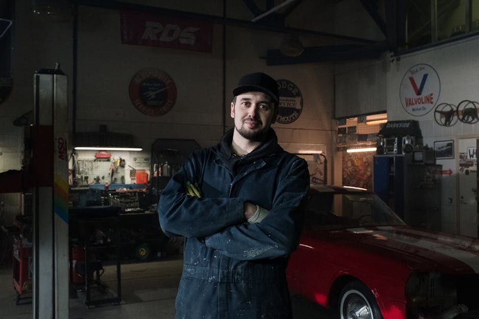 Mechanic portrait